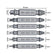 Stripped Broken Screw Remover,6 Counts Set Easy Out Bolt Extractor, Damaged Screw Extractor Set,Double Head Extraction Design Extractor Head,Household Repair Tools, Power Tool Accessories