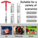 5-Piece Spark Plug Socket Set — T-Handle and 14mm/16mm/18mm/21mm Heavy-Duty Spark Plug Removal & Installation Tool Kit