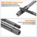 20pcs Metric Tap and Die Set M3-M12 Rethreading Tapping Tool Kit Screw Thread Taps Dies Wrench Handle Stock Holder with Storage Case for Male & Female Threading