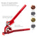 3-in-1 Manual Tube Bender, 0-180°, 1/4, 5/16 & 3/8 in OD Tubing