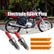 D8TC 3 Electrode Spark Plug Replacement for CG 125cc 150cc 200cc 250cc CF250 4 Stroke Gasoline Engine ATV Motorcycle Scooter Replace D8RC