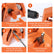Drill bit sharpener, suitable for all drill bits (5/64 inch - 5/8 inch).