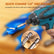 6-Piece Wood Auger Drill Bit Set (1/2" to 1-1/8"), High Carbon Steel Impact Wood Boring Bits with 1/4" Quick Change Hex Shank, Tri-Tip & 3-Flute Design for Hardwood, Softwood & Plastic