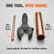 Ratcheting Pipe Cutter, 2 in 1 Close Quarters Tube Compact Cutter, Ratcheting Pipe Cutter Tool for Cutting Copper and Metal Pipes, Pvc, Ppr, Plastic Hoses (8-29mm)