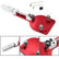 77750 Oil Filter Cutter 2-3/8''-5'' Cutting Range Oil Filter Cutting Tool with a Spare Cutting Blade Can Opener for Car Airplane Lawnmower Motorcycle Filter Use, Aluminum Alloy, Red