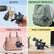 Premium Night Fury Dragon Keychain with LED Light & Moving Wings, Mini Fantasy Figure Charm for Keys, Backpack & Gift