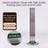 Accuracy Equal Height Ruler Tiles Spacing Tool with Builtin Bubble Levels and Rustproof Steel Construction Equal Height Ruler
