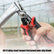 Pointed Head Wire Stripping Pliers Manual Hand Tool for Installation Work, Secure Grip Handles and Cutting Focused Use for Home Tasks Wire Stripper Pliers Hand Stripping Electrical Repair Maintenance