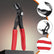 Professional Water Pump Pliers,for Plumbing and General Maintenance Red and Black, Steel with Comfort Grip Handle, 5-Inch Length