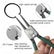 Generic 4Pcs Snap Ring Pliers Straight Bent 7" with Case Spring Loaded Ring Remover
