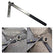 Sturdy manual wire bender machine, steel rod bending tool for workshop use, achieves 0-180° angles, universal metal wire bender for DIY projects.