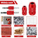 2Pcs Drill Depth Stop, Adjustable Drill Bit Stop Collar Set, Aluminum Alloy Drill Stop, Precise Drills Size Range 5/64inch-3/16inch 15/64inch-7/16inch for Furniture Tile Metal Wood