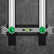 2-piece metal hot and cold water pipe level