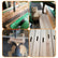4pcs Square Hole Drill Bits for Wood, Woodworking Hole Saw Mortising Chisel Drill Bits (Size: 1/4 inch, 5/16 inch, 3/8 inch, 1/2 inch)
