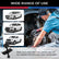 Disc Brake Caliper Compression Tool with 10mm Wrench,Heavy Duty Caliper Piston Compressor Tool Brake Pad Spreader,