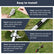 Ergonomic Trimmer Grip, String Trimmers Handle with Shoulder Strap Harness, Weed Eater Handle Extension with Bracket Clamp, Lawn Trimmer Handle Grip for Lawn Care, Landscaping, Yard Trimming Edging