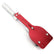 77750 Oil Filter Cutter 2-3/8''-5'' Cutting Range Oil Filter Cutting Tool with a Spare Cutting Blade Can Opener for Car Airplane Lawnmower Motorcycle Filter Use, Aluminum Alloy, Red