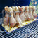 Chicken Leg Rack for Grill with Drip Tray - Easy to Use 12 Slots Chicken Wing Rack - Premium Stainless Steel Chicken Drumstick Rack for Smoker - Chicken Drumstick Holder for Grill Accessories