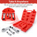 4PCS Nut Splitter Set for Removing Corroded Stuck Broken Nuts, Manual Pressure Nut Splitter Kit with Compact Tool Caddy for Removing Damaged Nuts 9-27mm