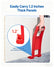 Drywall Panel Carrier, ABS Plastic with TPR Rubber Handle, 6.5x14.6 Inch, Ergonomic, for Plywood, Drywall, Glass Board