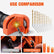 Drill bit sharpener, suitable for all drill bits (5/64 inch - 5/8 inch).