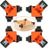 4Pcs 90 Degree Right Angle Clamp,Corner Clamp for Woodworking, Woodworking Clamp