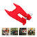 Portable Chainsaw Bar Support Guide Tool, Iron, Red, Secure Fixation Universal Chain Sharpener Guide, Stable Setup, Portable Convenience, Versatile Use