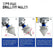 4-in-1 Diamond Chamfer Bit for Angle Grinder, Diamond Beveling Grinding Head for Chamfering, Hole Enlarging, Polishing, Arc Trimming, Fit for Granite, Marble, Tile, Ceramic, Stone, 5/8"-11 Thread