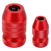 2Pcs Drill Depth Stop, Adjustable Drill Bit Stop Collar Set, Aluminum Alloy Drill Stop, Precise Drills Size Range 5/64inch-3/16inch 15/64inch-7/16inch for Furniture Tile Metal Wood