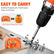 Drill bit sharpener, suitable for all drill bits (5/64 inch - 5/8 inch).