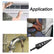 6 in 1 Copper Pipe Expander Swaging Flaring Tool,HVAC Repair Tool for Air Conditioner Copper Tube Expander Boring Drill Bits with 1/4",3/8",1/2",5/8",3/4",7/8",110mm Length 1PCS