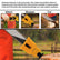Portable Teeth Chainsaw Sharpener, Proprietary Bar-Mount Chain Saw Fast Sharpening Tool, Fit for 14/16/18/20 Inches Two Holes Chain Saw Bar