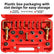 26PCS Alloy Automotive AC Leak Detector Tester Tool Kit with Connectors for Vehicle Air Conditioner Compressor and Condenser Repair in Portable Storage Case