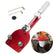 77750 Oil Filter Cutter 2-3/8''-5'' Cutting Range Oil Filter Cutting Tool with a Spare Cutting Blade Can Opener for Car Airplane Lawnmower Motorcycle Filter Use, Aluminum Alloy, Red