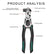 Wire Stripper, Multitool Fence Pliers 9inch Fence Tool Fencing Pliers With Hammer Fence Cutter Nails Puller Pliers Wire Cutting Pliers