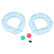 Cat Toys, Cat Tray Toys Kitten Turntable Figure 8 Shaped Cat Turntable Track Ball Toy, Interesting Turntable Kitten Ball Track Toy for Pet Cat Interactive Entertainment