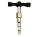 Manual Pipe Expander Tool T Handle Screw Feed Stepped Head for PERT Floor Heating Tube End Re-Rounding