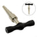 Manual Pipe Expander Tool T Handle Screw Feed Stepped Head for PERT Floor Heating Tube End Re-Rounding