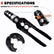 Manual Copper Tube Rounding Pliers / Flattened Tube Repair Tool — 6-Hole Multifunctional Rounding Tool, Suitable for 1/4", 3/8", 1/2", 5/8", 3/4", and 7/8" Copper, Aluminum, and Thin-Walled Iron Tubes