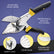 Angle Miter Shears 45-135 Degree Adjustable Cutter | For Wood Trim, PVC, Plastic, Vinyl, Quarter Round, Trunking, Without Replacement Blade