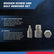 Hex-Head Multispline Screw and Bolt Extractor Set, Easy-Out Screw Extraction, Broken Bolt Remover, Stripped Fastener Tool, 1/8 Inch to 7/8 Inch in 1/32-Inch Increments, CrMo, 25 Pieces