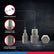 Hex-Head Multispline Screw and Bolt Extractor Set, Easy-Out Screw Extraction, Broken Bolt Remover, Stripped Fastener Tool, 1/8 Inch to 7/8 Inch in 1/32-Inch Increments, CrMo, 25 Pieces