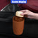 Leather Car Cup Holder, Hanging Back Seat Bottle Holder