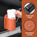 2PCS Leather Car Cup Holder, Wide-Mouth Organizer for Drinks &amp; Phone, Clip On Cupholder for Back Seat, Car Side Door
