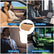 Car Headrest Pillow for Driving Memory Foam Palomino Brown 1 Pack | Soft Comfortable Leather Seat Head Rest Pillow Headrest Travel Neck Support Cushion for Most Cars SUV Home Office Chair