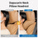 Car Headrest Pillow for Driving Memory Foam Palomino Brown 1 Pack | Soft Comfortable Leather Seat Head Rest Pillow Headrest Travel Neck Support Cushion for Most Cars SUV Home Office Chair