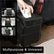 Leak Proof Car Trash Can With Lid - Bag Hanging With Storage Pockets Collapsible And Portable Garbage Bin(Pattern pink)