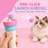 Automatic Cat Toy Ball Launcher Interactive Electric Cat Teaser with Fluffy Balls, Hands-Free Indoor Cat Exercise Toy with Random Launching, Quiet Motor, Mental Stimulation & Active Play