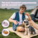 Portable Dog Water Bottle with Collapsible Silicone Bowl