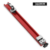 Portable Woodworking Miter Gauge Base Plate Adjustable Cutting Machine Guide Ruler 240mm/9.44in 360mm/14.17in for Carpentry Projects